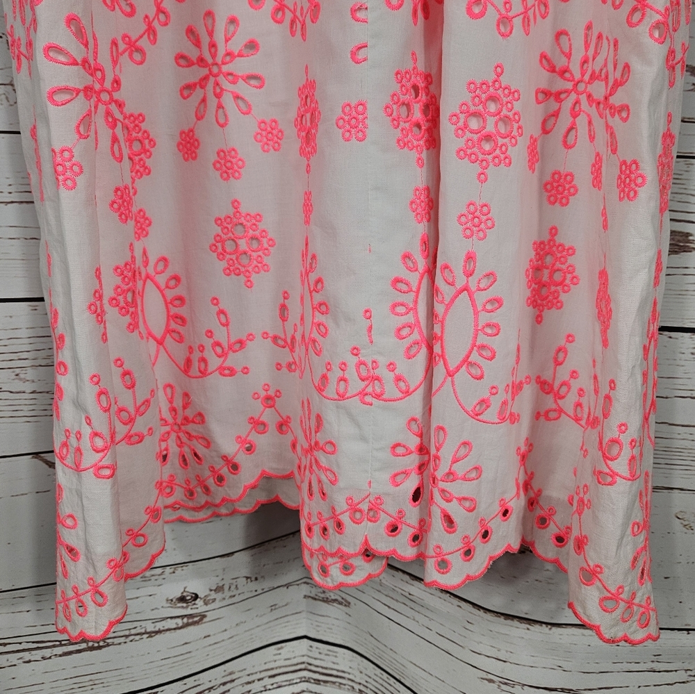 Lilly Pulitzer Pink and White Midi Dress - Picture 5 of 9